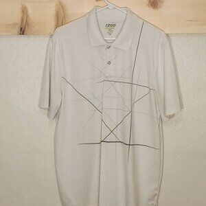 Men's Izod PerformX Golf Cool-fx Polo, White/Black, Size L